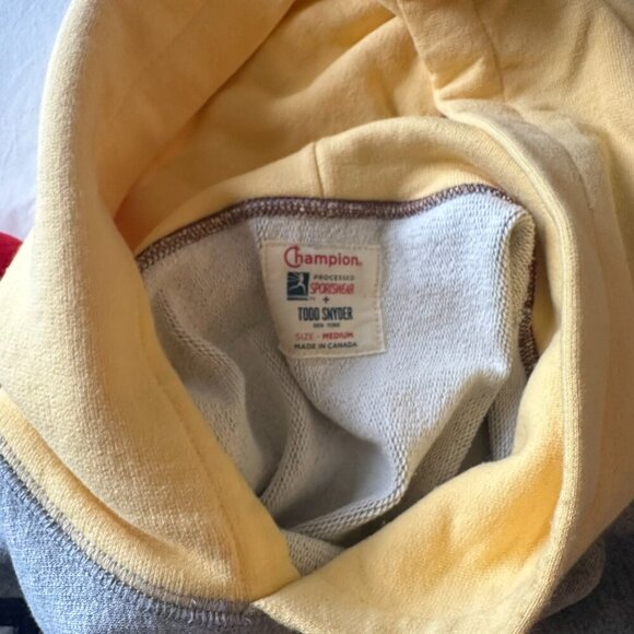 Todd Snyder x Champion Color Block Sweatshirt - Picture 3 of 3